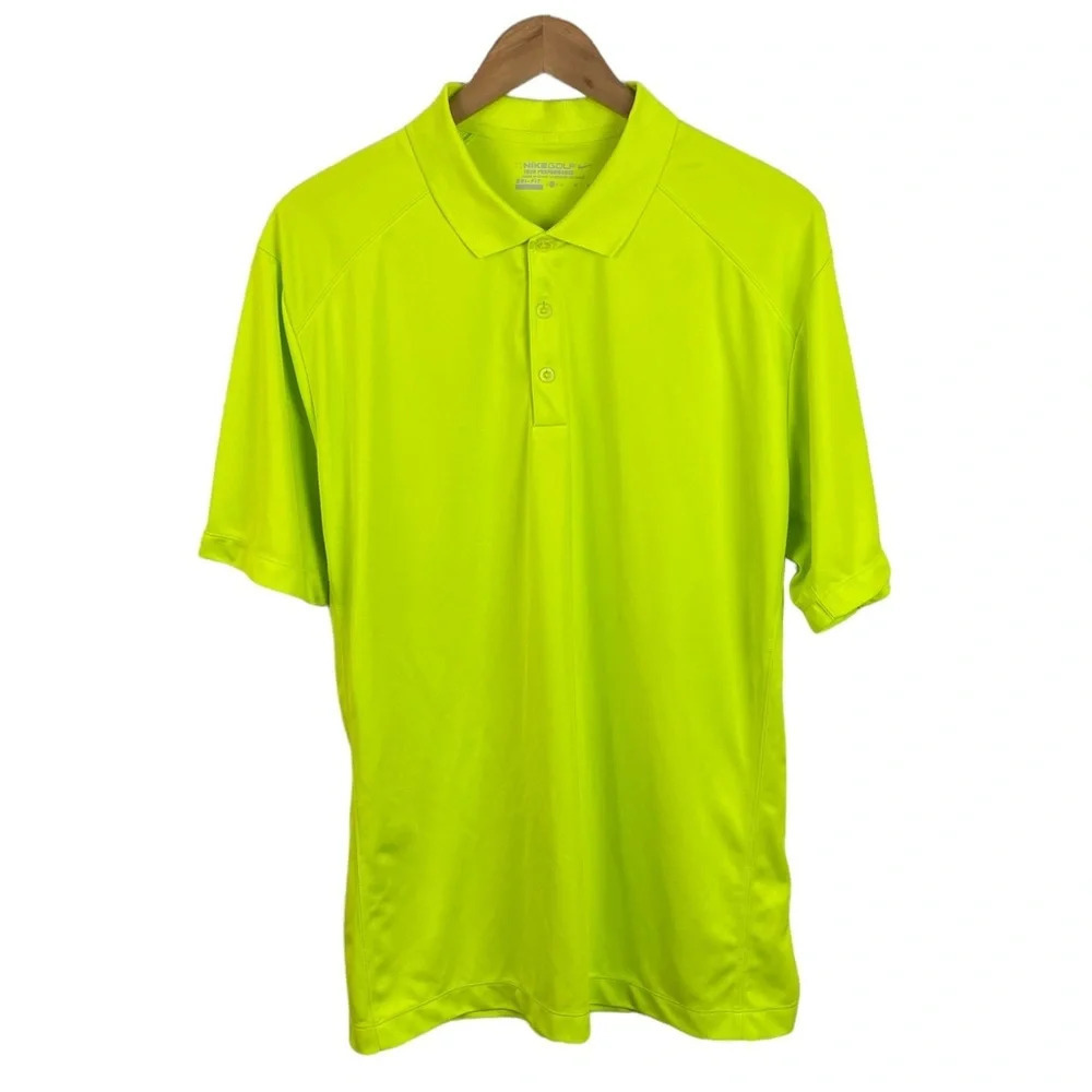 PO90 Mens Nike Golf Tour Performance Dri Fit Short Sleeve Polo Shirt XL